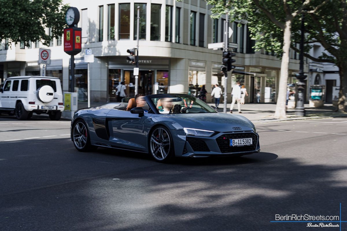 Audi R8 V10 Spyder Performance (2019) spotted in Berlin — BerlinRichStreets